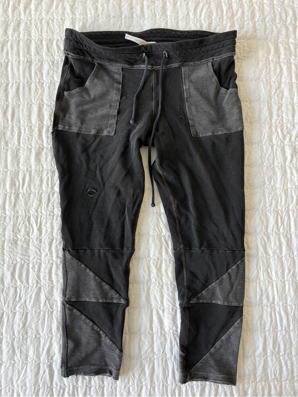 FP Movement by Free People Black & Charcoal Panel Joggers
